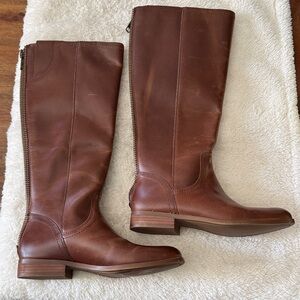 FRYE AND CO. Brown Leather Knee-High Boots